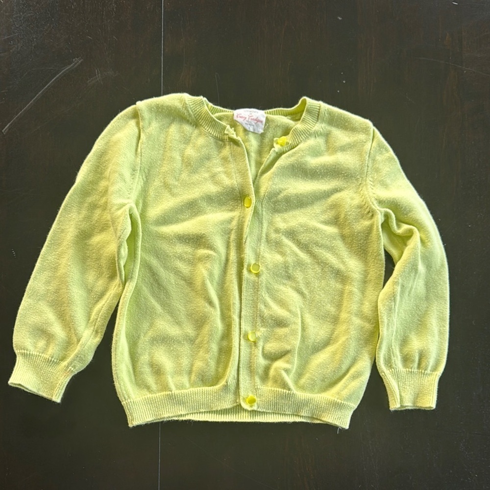 Crewcuts Lime Green Cardigan